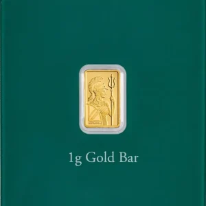 Kostenfreie Lieferung 1 Gramm Goldbarren The Royal Mint - Merry Christmas