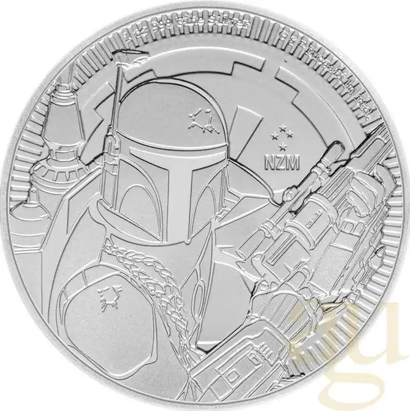 1 Unze Silbermünze Niue Star Wars - Boba Fett 2020 Garantierte Lieferung