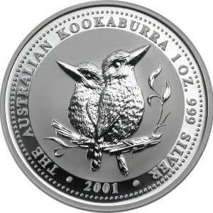 1 Kilogramm Silbermünze Australien Kookaburra 2001 Schneller Versand