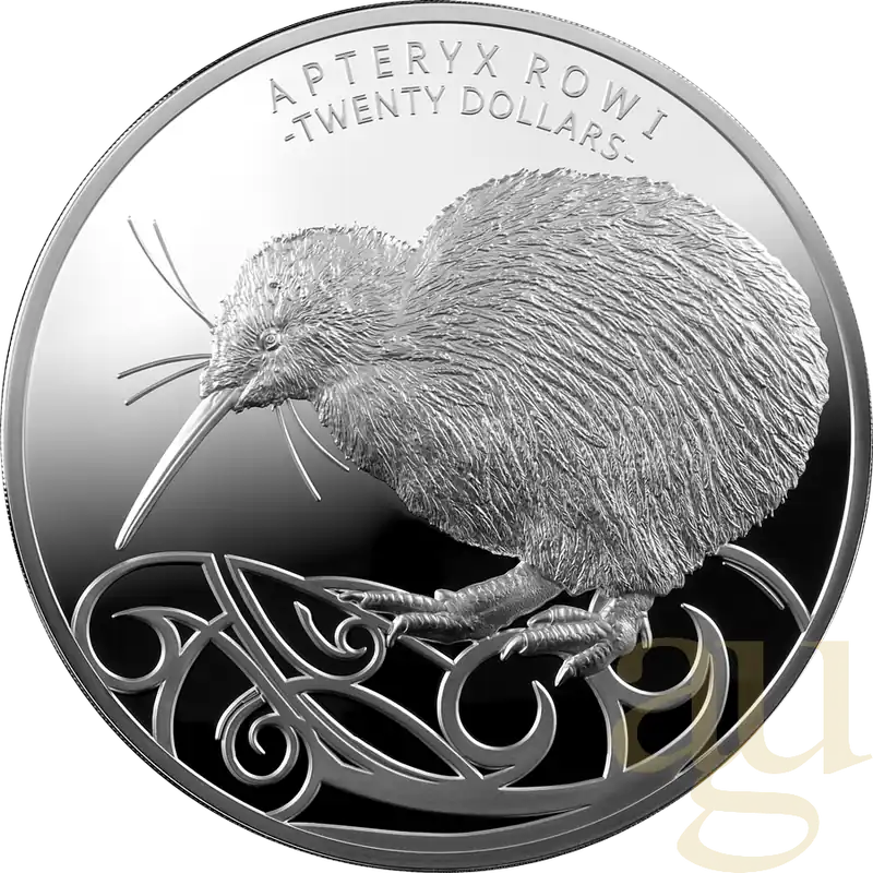 Nur Für Kurze Zeit 1 Kilogramm Silbermünze Neuseeland Kiwi 2020 - polierte Platte