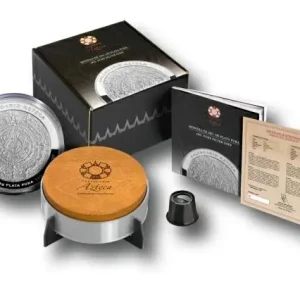 Billig 1 Kilogramm Silbermünze Mexiko Azteken Kalender