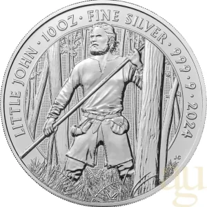 10 Unzen Silbermünze Myths and Legends - Little John 2024 Highlight
