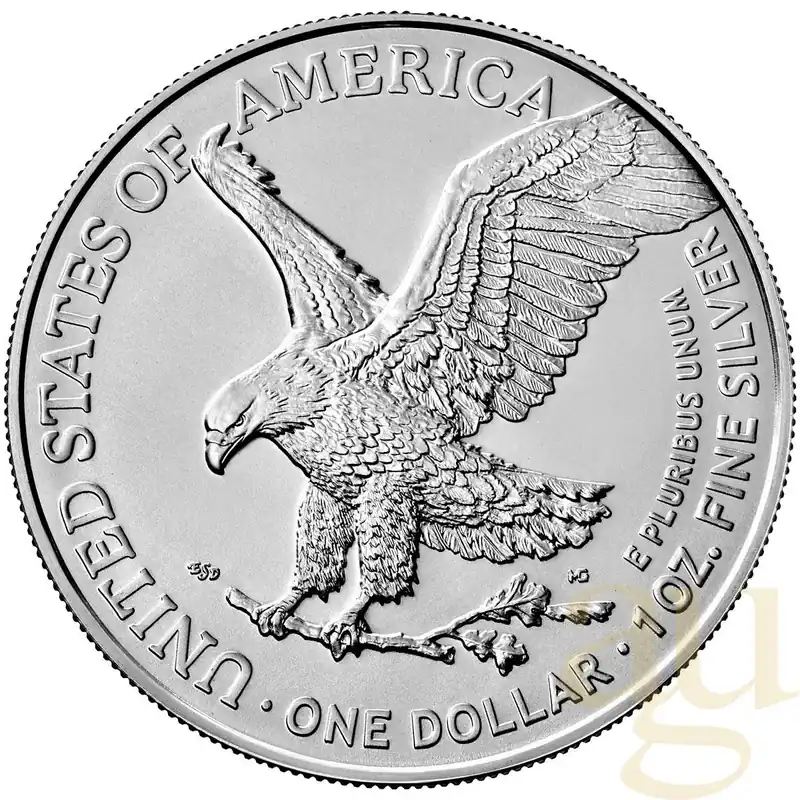 1 Unze Silbermünze American Eagle 2021 - neues Design Type 2 Top-Seller
