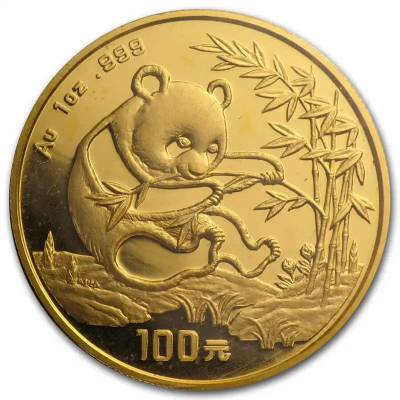 1/2 Unze Goldmünze China Panda 1994 Kostenfreie Lieferung