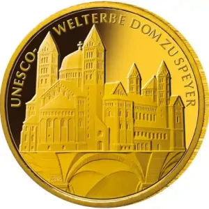 1/2 Unze Goldmünze - 100 Euro Dom zu Speyer 2019 (A) Neu