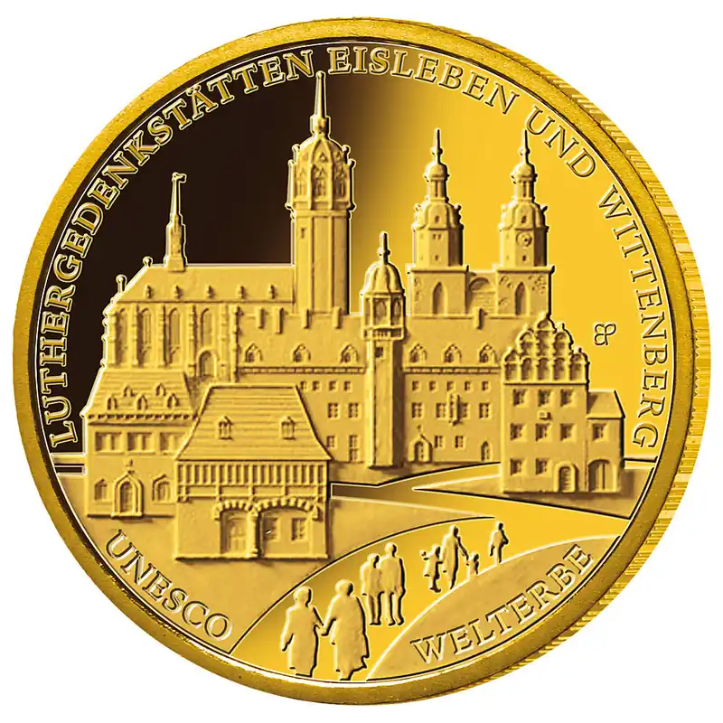 Wochenendangebot 1/2 Unze Goldmünze - 100 Euro Wittenberg 2017 (D)