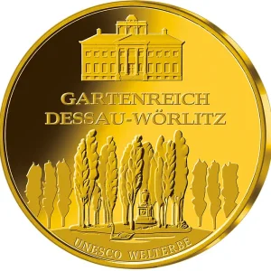 Beliebt 1/2 Unze Goldmünze - 100 Euro Dessau-Wörlitz 2013 (D)