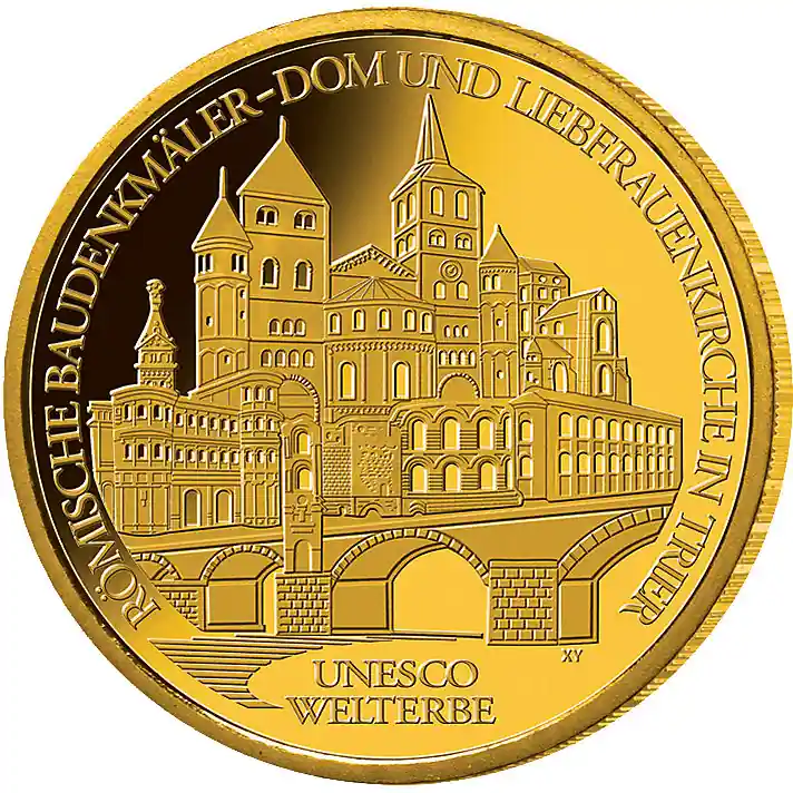 Neue Kollektion 1/2 Unze Goldmünze - 100 Euro Trier 2009 (A)