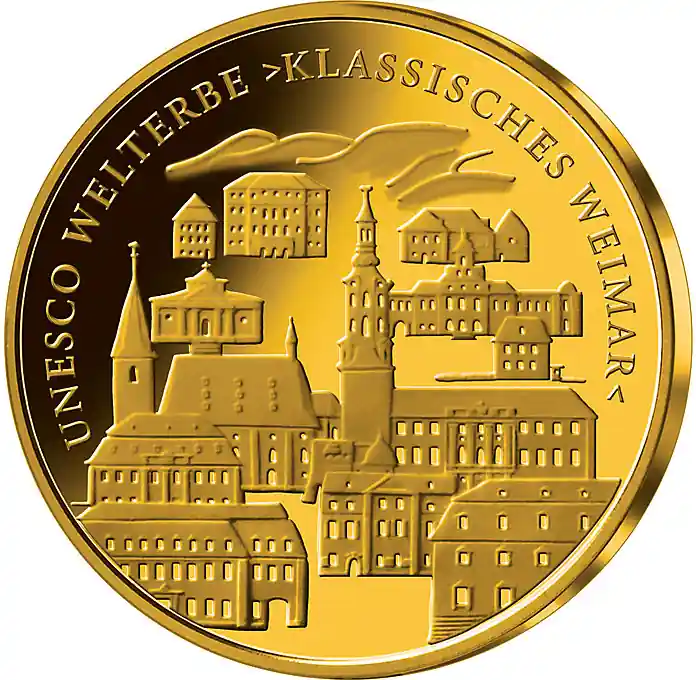 1/2 Unze Goldmünze - 100 Euro Weimar 2006 (G) Heißes Angebot