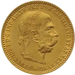 Exklusiv 10 Kronen Goldmünzen Österreich 1905 Originalstück
