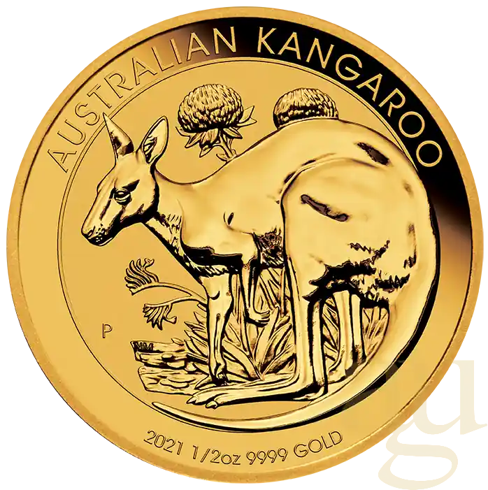 Ab Werk 1/2 Unze Goldmünze Australien Känguru 2021