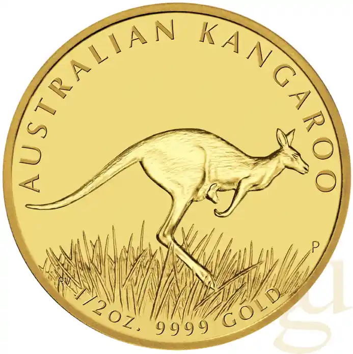 1/2 Unze Goldmünze Australien Känguru 2008 Kostenloser Versand