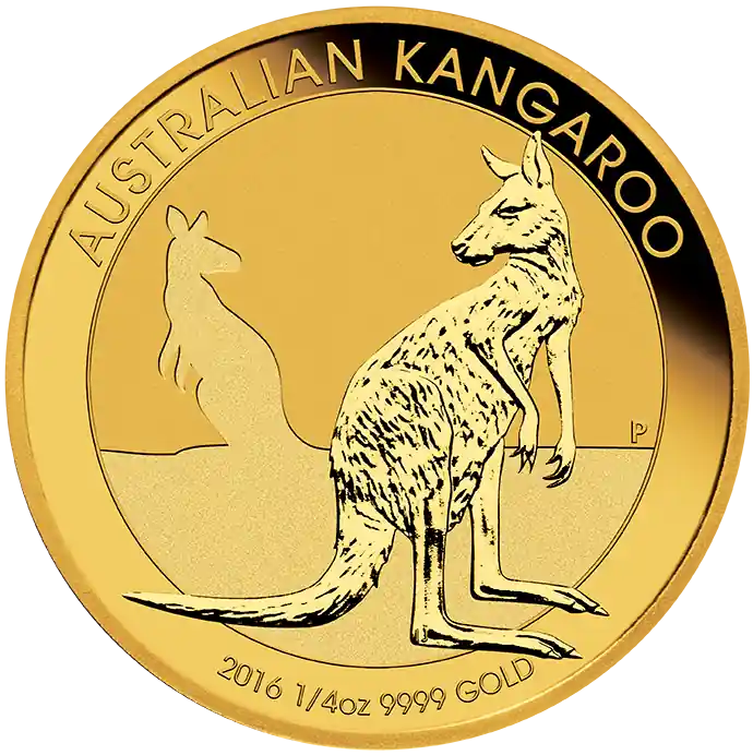 1/4 Unze Goldmünze Australien Känguru 2016 Letzte Chance