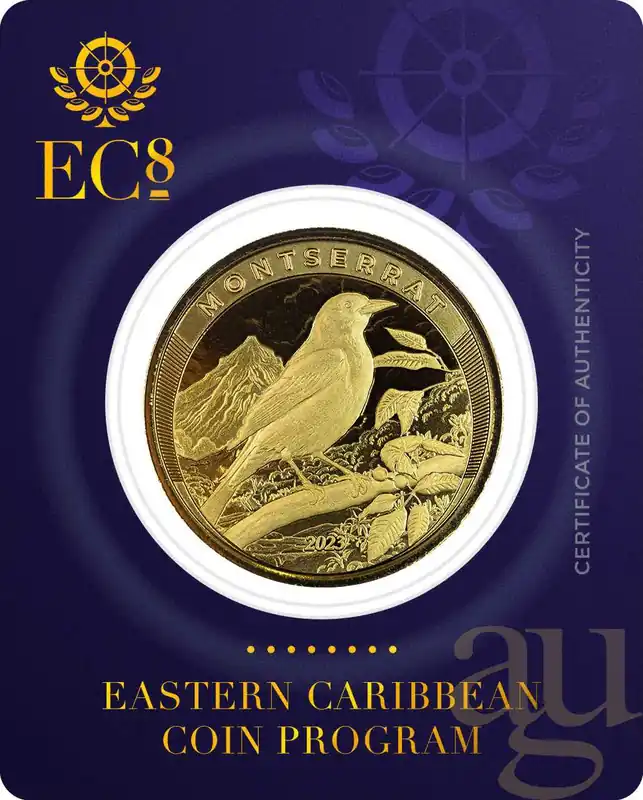 1 Unze Goldmünze EC8 Montserrat - Oriole Bird 2023 Sale