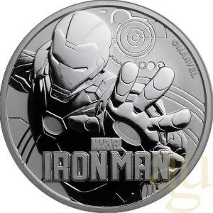 Direkt Vom Hersteller 1 Unze Silbermünze Tuvalu - Iron Man 2018