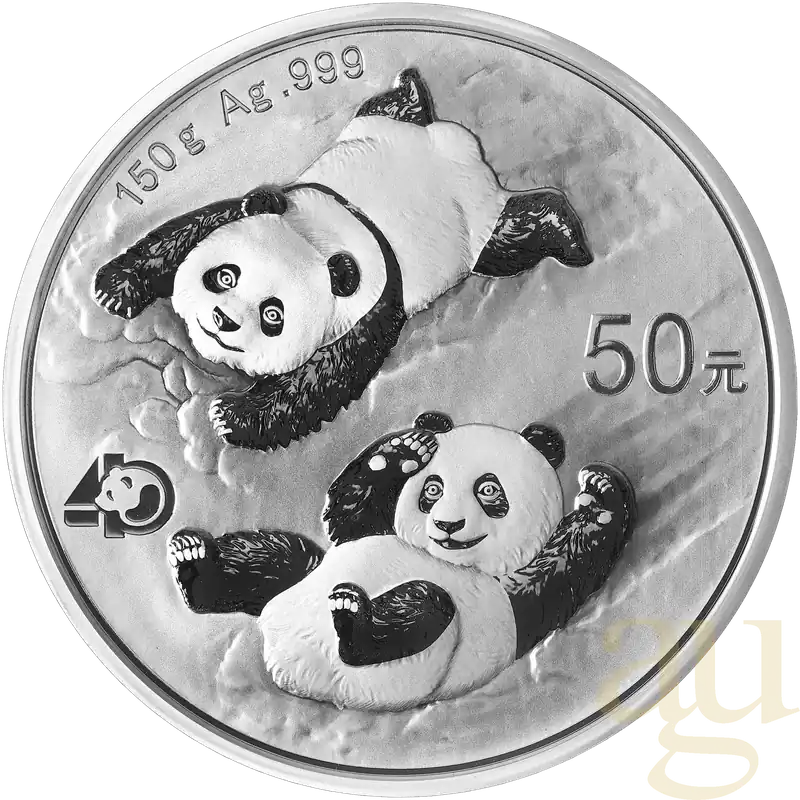 Jetzt Zugreifen 150 Gramm Silbermünze China Panda 2022 proof