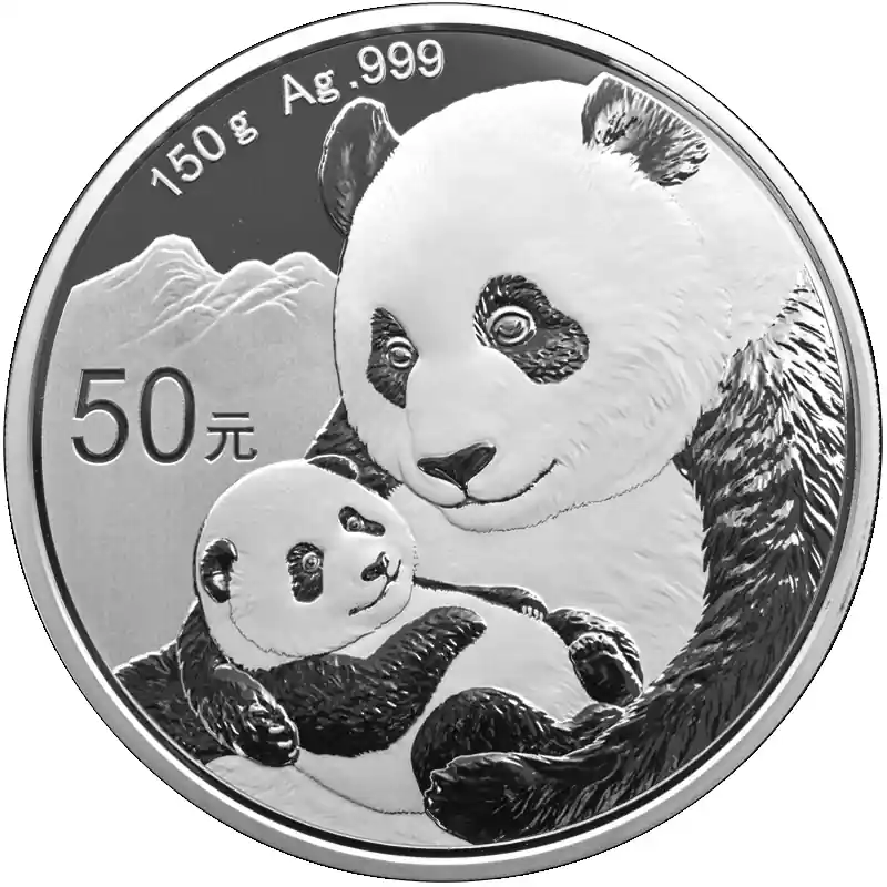 150 Gramm Silbermünze China Panda 2019 proof Begrenztes Angebot