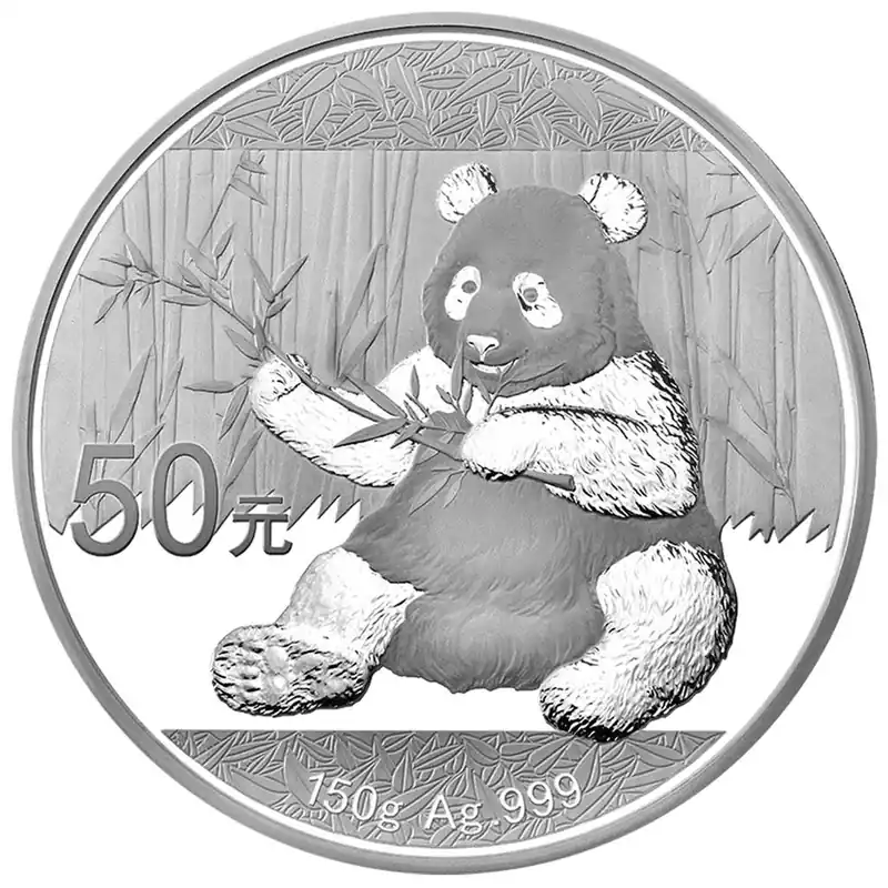 150 Gramm Silbermünze China Panda 2017 proof Top-Preis