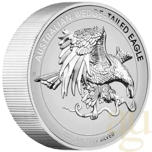 5 Unzen Silbermünze Australien Wedge Tailed Eagle 2021 High Relief - polierte Platte Schnäppchen