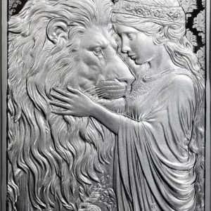 31,1 Gramm Silberbarren Una and the Lion 2024 Premium