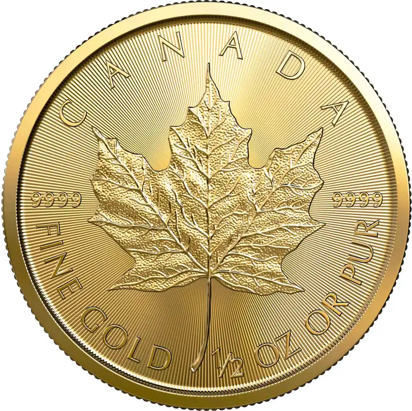 1/2 Unze Goldmünze Maple Leaf 2022 Direktkauf