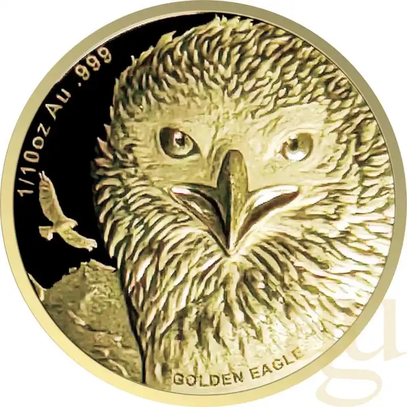 1/10 Unze Goldmünze Samoa Golden Eagle 2024 Versand Am Gleichen Tag