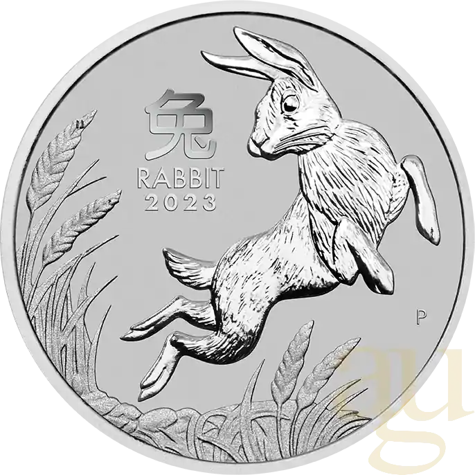 1 Unze Platinmünze Australien Lunar III Hase 2023 Letzte Chance