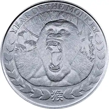 1 Unze Silbermünze Somaliland Affe 2016 Beliebt