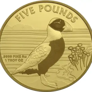 1 Unze Goldmünze Alderney Puffin Papageitaucher 2019 Knallerangebot