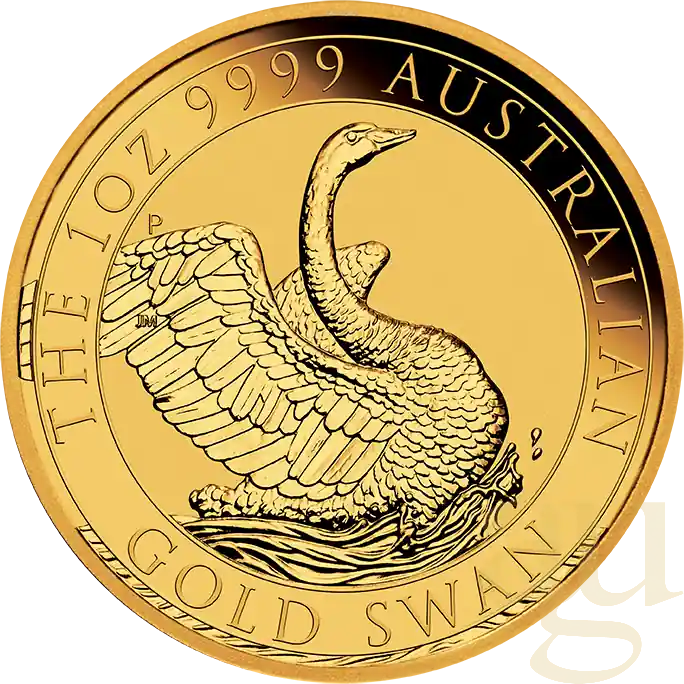 Preisreduziert 1 Unze Goldmünze Australien Schwan 2020