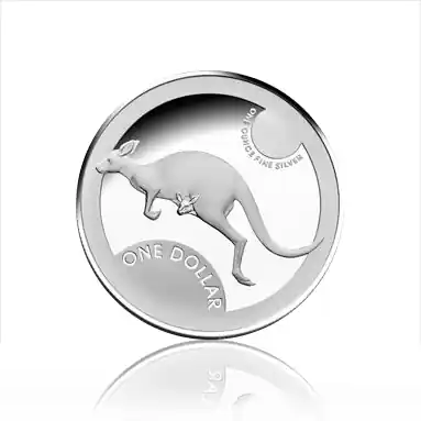 Kracherpreis 1 Unze Silbermünze Australien Känguru 2006 (RAM)