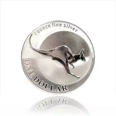 Abverkauf 1 Unze Silbermünze Australien Känguru 2004 (RAM)