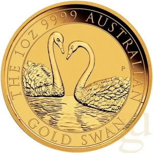 1 Unze Goldmünze Australien Schwan 2022 Nur Heute