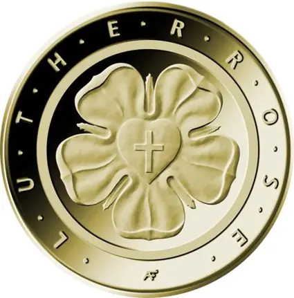 50 Euro Goldmünze Lutherrose 2017 (F) Wochenendangebot