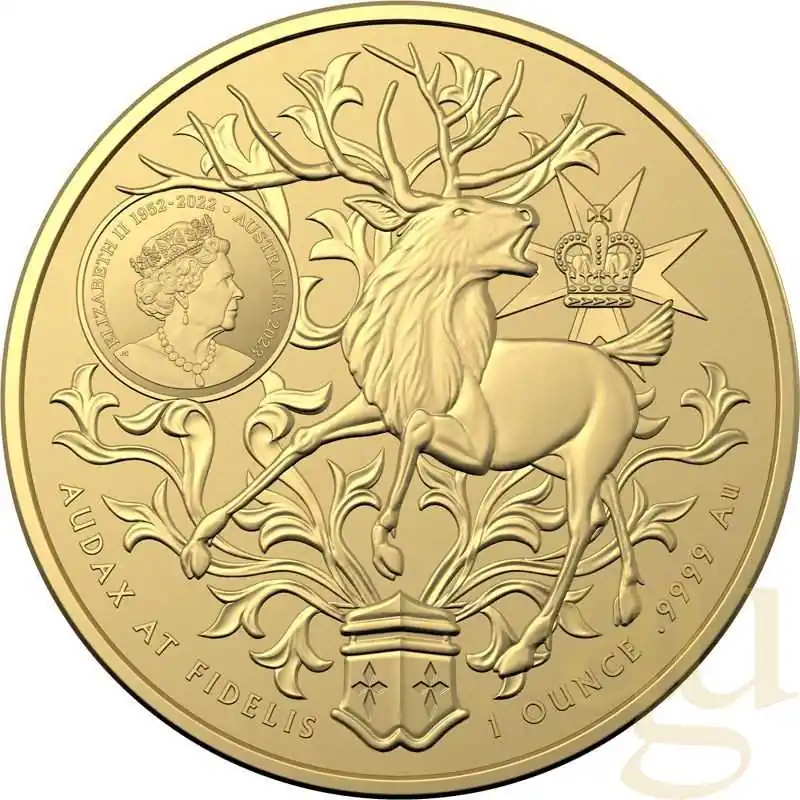 Exklusiv 1 Unze Goldmünze Australien Coat of Arms 2023