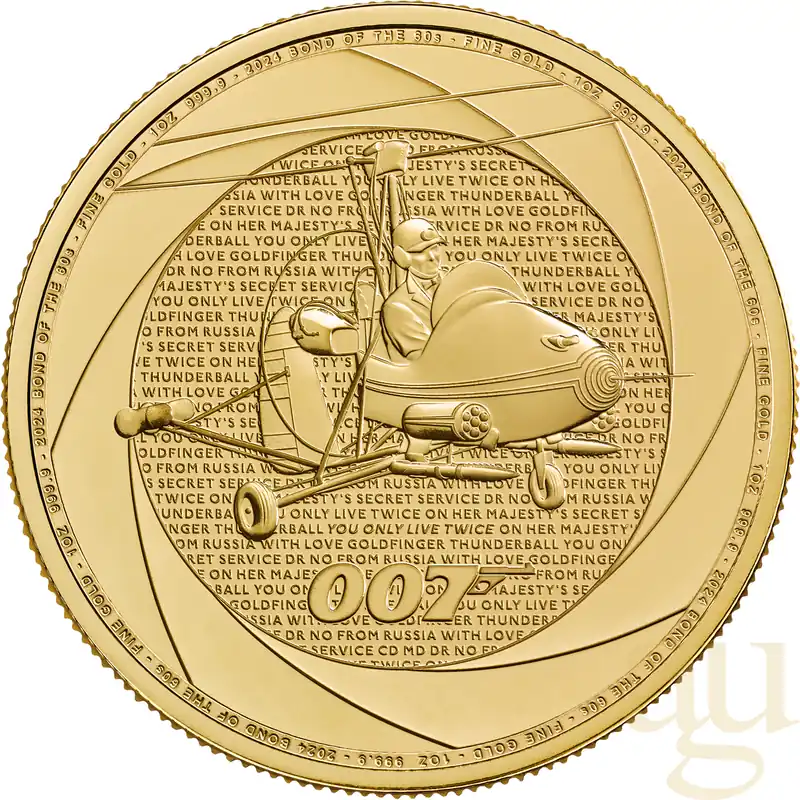 1 Unze Goldmünze Six Decades of 007 - Bond of the 60s - 2024 Ausverkauf