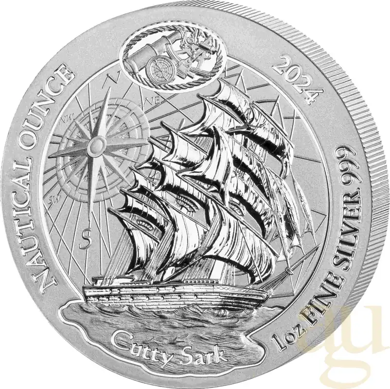 Heute Kaufen 1 Unze Silbermünze Ruanda Nautical Serie - Cutty Sark 2024