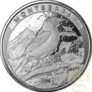 Jetzt Zugreifen 1 Unze Silbermünze EC8 Montserrat - Oriole Bird 2023