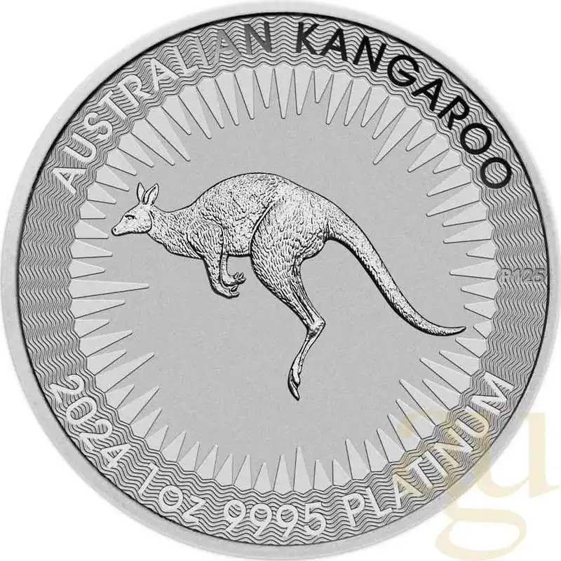 1 Unze Platinmünze Australien Känguru 2024 Im Trend