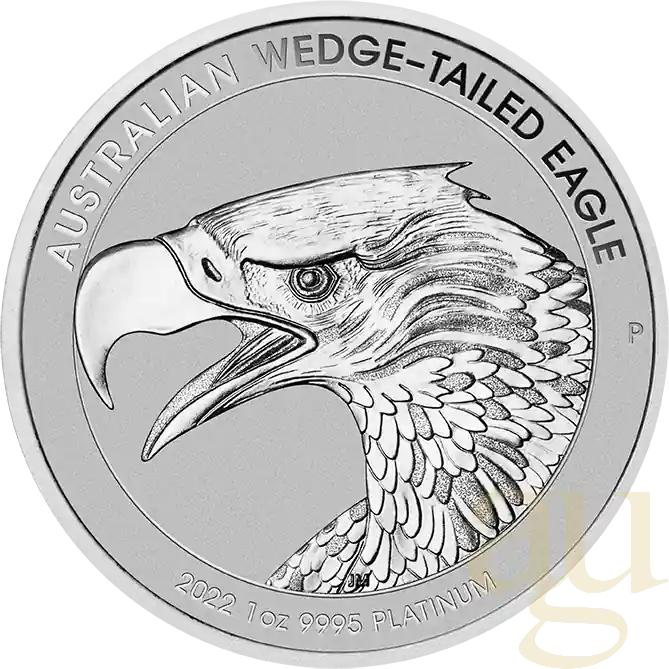 1 Unze Platinmünze Australien Wedge Tailed Eagle 2022 - Reverse Proof Zertifiziert