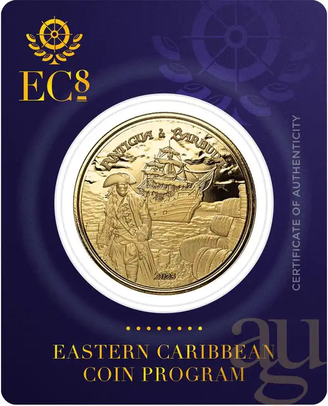 1 Unze Goldmünze EC8 Antigua & Barbuda - Rum Runner 2023 Billig