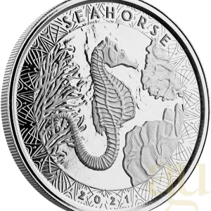 1 Unze Silbermünze Samoa Seepferdchen 2021 Top-Seller