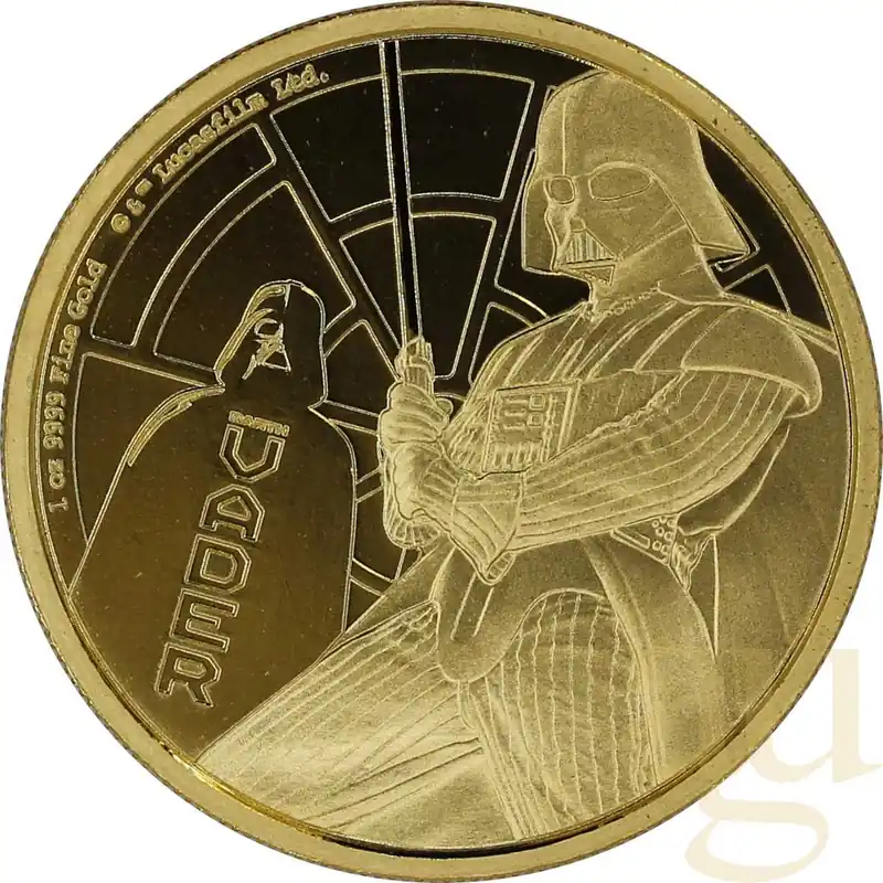 Top-Qualität 1 Unze Goldmünze Niue Star Wars - Darth Vader 2022