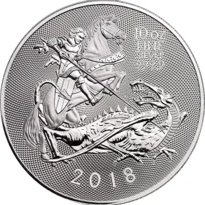 10 Unzen Silbermünze Großbritannien Valiant 2018 Saisonangebot