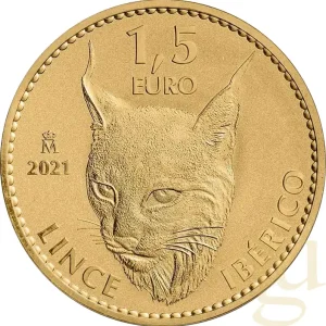 1 Unze Goldmünze Spanien Lince Ibérico - Goldluchs 2021 Großhandel