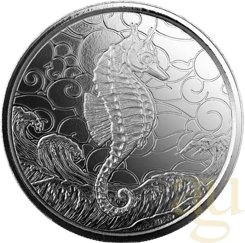 1 Unze Silbermünze Samoa Seepferdchen 2020 Knallerangebot