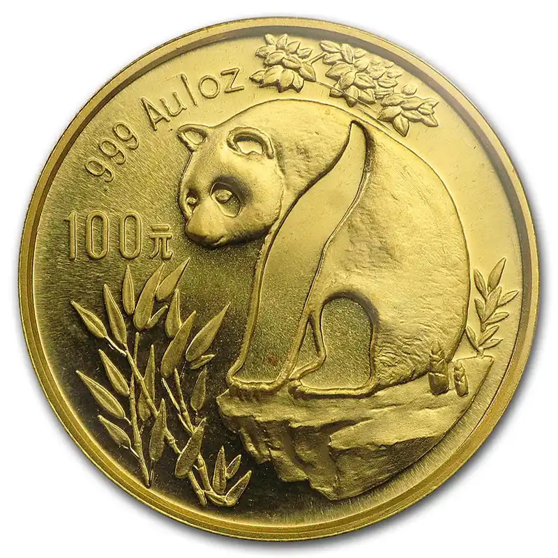 Saisonangebot 1/10 Unze Goldmünze China Panda 1993