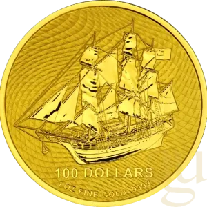 1/10 Unze Goldmünze Cook Islands Bounty 2020 Premium