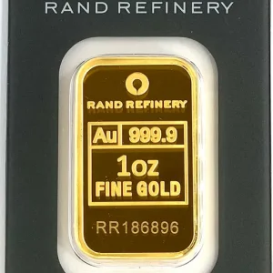 31,1 Gramm Goldbarren Rand Refinery - Mirage Neu