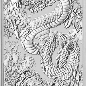 1 Unze Silbermünze Perth Mint Rectangular Dragon 2024 Weltweiter Versand